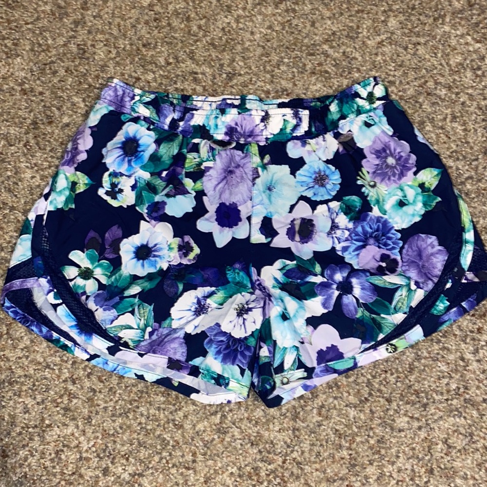 floral track shorts